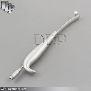 BAUER intra oral retactor left hook 9¾"with fiber optic light Right CheekBST-030 - Picture 1 of 3