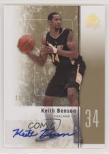 2011-12 SP Authentic Gold Auto /25 Keith Benson #46 Auto
