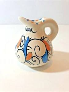 Vintage Glazed Pottery Vase of the Sarawak Tribe Malaysia 2.5" H - Picture 1 of 8