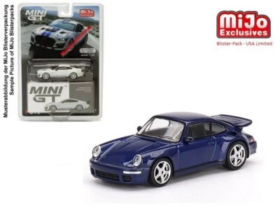 PORSCHE RUF CTR Anniversary - MiJO Exclusives - dark blue - Mini GT 1:64 - Immagine 1 di 4