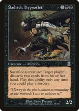 Sadistic Hypnotist Odyssey NM Black Uncommon MAGIC THE GATHERING CARD ABUGames