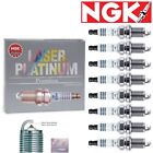 8 pcs Spark Plugs NGK Laser Platinum 1996-2002 GMC C3500HD 7.4L 8.1L V8 Kit