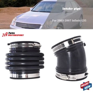 2X Para Infiniti G35 2006-2008 Resonador de admisión de aire Manguera Tubo Conducto Bota - Imagen 1 de 7