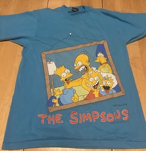 The Simpsons Family Portrait Vintage T-Shirt M. Groening 1990 Original Rare 90s - Bild 1 von 7