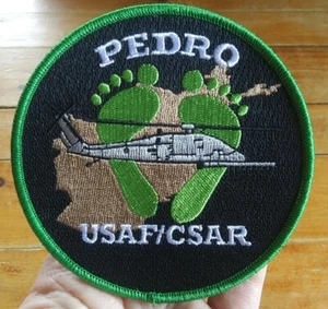 PEDRO USAF / CSAR ~ Combat Rescue Jolly Green Giant Green Feet Air Force PATCH - Picture 1 of 6