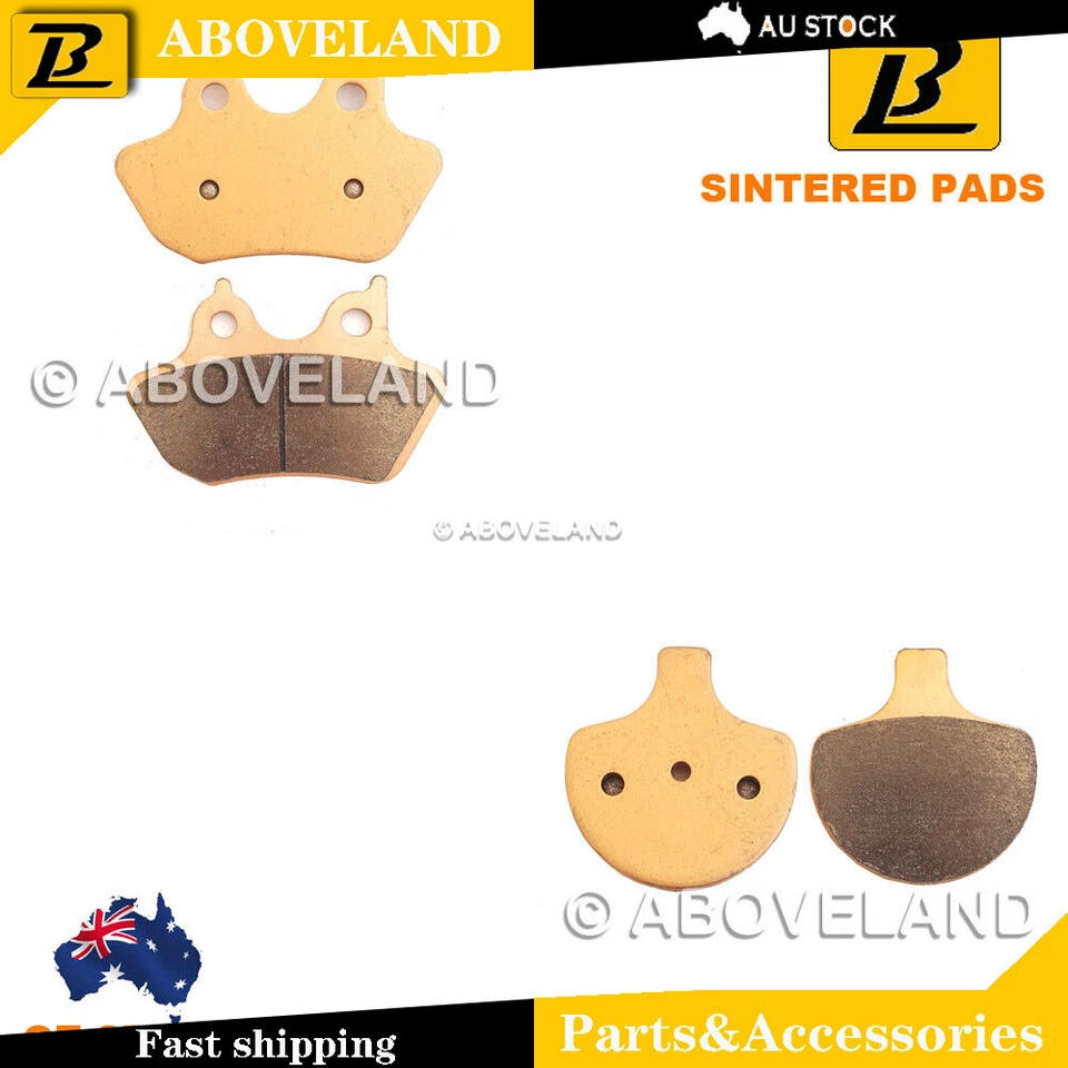 Pastillas de freno sinterizadas F+R para Harley Davidson FLSTS Heritage Springer 2000-2003 Foto 1 de 1