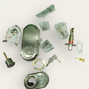 Kwikset SmartCode 909 nichel satinato touchpad catenaccio elettronico SmartKey - Foto 1 di 4