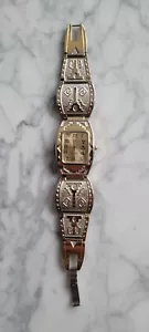 DL deluxe quartz 18k gold electro plated japan quartz - Bild 1 von 12