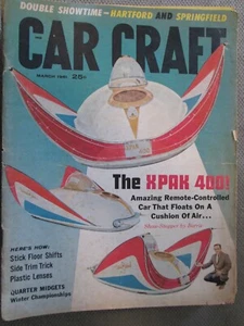Car Craft Magazine March 1961 Cars Hot Rodding Barris XPak 400 Quarter Midgets - Picture 1 of 2