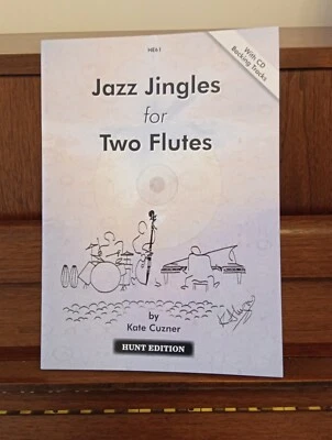 Jingles de jazz para dos flautas con respaldo de CD*NUEVO* Publ. Hunt Edition HE61 Foto 1 de 4