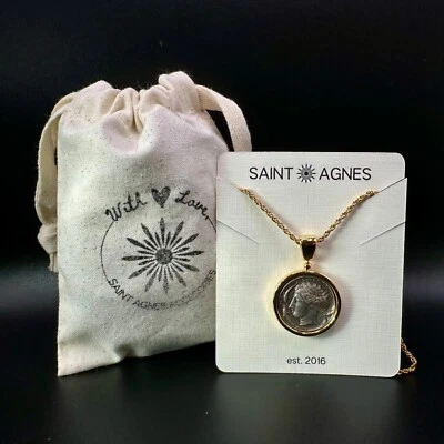 Collar Moneda Chapado en Oro del Viejo Mundo | Regalable, Nuevo | Accesorios Santa Inés Foto 1 de 4