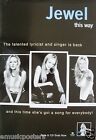 JEWEL "THIS WAY-TALENTED SINGER IS BACK" THAILAND PROMO POSTER-3 Shots Of Jewel 