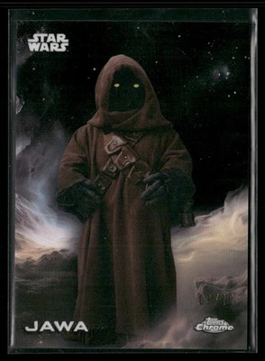 2025 Topps Chrome Star Wars Jawa Mustafar Black Refractor 09/10 #125 - Image 1 of 2