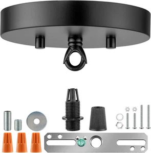 Ceiling Light Cover Plate, 6 Inch Canopy Kit for Chandelier and Pendant Light, L - Picture 1 of 7
