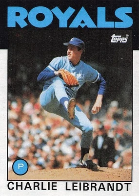 1986 Topps - Charlie Leibrandt #77 - Image 1 of 2