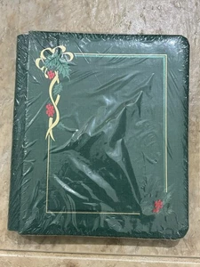 Creative Memories Brand NEW Sealed 8x10 Green Christmas Album + Pages Holiday - Picture 1 of 1