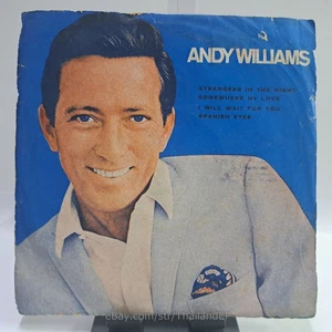 ANDY WILLIAMS /STRANGERS IN THE NIGHT /I WILL WAIT FOR YOU / THAILAND EP 45 THAI - Picture 1 of 6