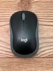 Logitech 185 Wireless Mouse Black And Grey Used Working - Picture 1 of 7