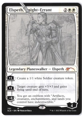 Elspeth, Knight-Errant (Sketch Showcase) #701 SLD MTG NM - Image 1 of 2