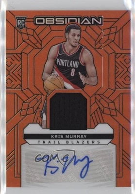 2023 Panini Obsidian Electric Etch Orange Flood /75 Kris Murray #RJI-MUR Auto RC - Image 1 of 2