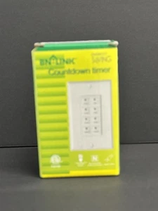 BN-LINK Countdown Digitale Wand-Zeitschaltuhr mit Drucktaster 5-10-20-30-45-60m - Bild 1 von 4