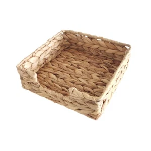 Woven Storage Basket Handwoven Home Decorative Fruit Basket Tabletop Organizer - Picture 1 of 4
