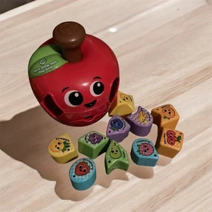 LeapFrog Spin & Change Apple Shape Sorter Shape Sorting Toys with Accessories - Picture 1 of 4