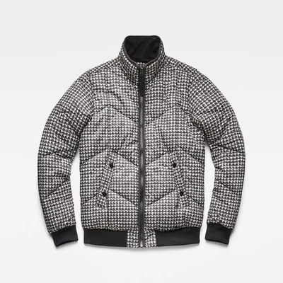 Men’s Down Jacket G-Star Raw Whistler Meefic Quilted Bomber White Size: L - Image 1 of 4