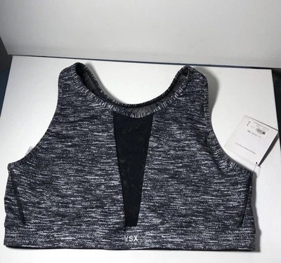 Victoria’s Secret Sports Bra Heather Gray Large VSX Mesh - Image 1 of 3