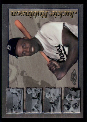 1997 Topps Chrome #42 Jackie Robinson - Image 1 of 2