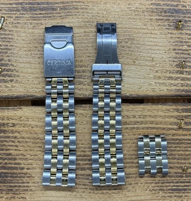 Pulsera Certina Original RKP 60197 20mm DS Primer Cronógrafo + Eslabones Foto 1 de 4