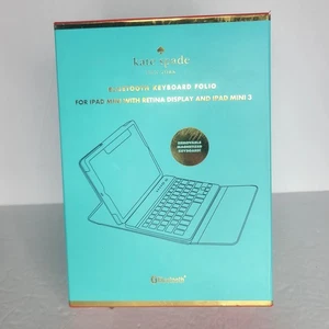 Funda tipo folio con teclado Bluetooth Kate Spade New York Apple iPad Mini 3 lunares - Imagen 1 de 6