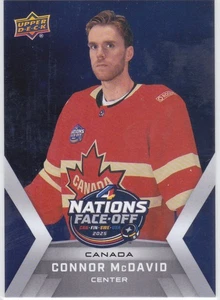 2024/25 UD 4 NATIONS FACE-OFF..CONNOR McDAVID..BLUE..# 1..CANADA..COMBINED SHIP - Bild 1 von 2