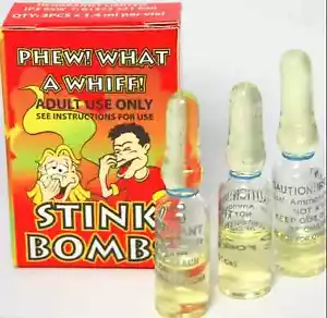 6 x Stink Bombs Vile Funny Joke Shop Prank Rotten Egg Smelly April fools - Picture 1 of 5