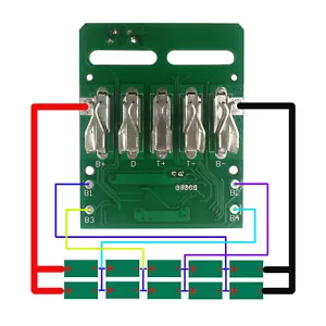Kits de carcasa de batería de litio para batería de litio Metabo / placa de circuito de protección de PCB - Imagen 1 de 8