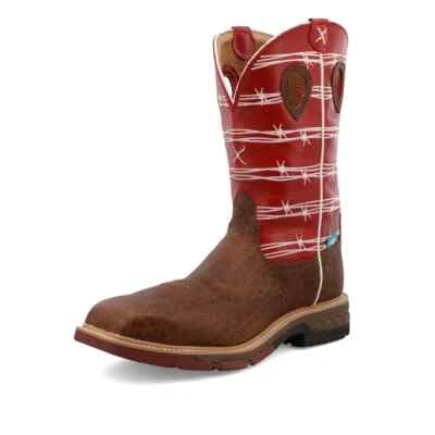 TWISTED X MEN'S 12" WESTERN WORK BOOT Style: MXBNW01 - Image 1 of 4