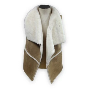 Faux Shearling Vest Womens Size Small NWT - Picture 1 of 7