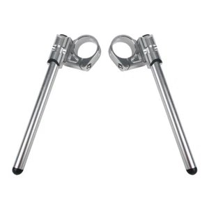 48MM Clip Ons Handlebars Fit For Honda CBR600RR F5 2005-2006 2007-2013 2012 2011 - Picture 1 of 6