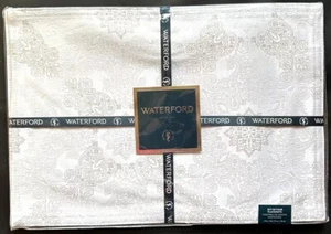 Waterford Christmas PLACEMATS Starling Silver White Set of 4 ~ NEW SEALED ~ - Picture 1 of 3