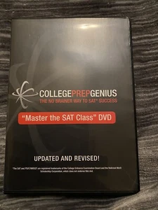 College Prep Genius DVD The No Brainer Way to SAT* Success - Updated and Revised - Picture 1 of 3