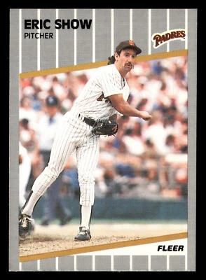 Eric Show 1989 Fleer #317 San Diego Padres BUY3GET1FREE - Image 1 of 2
