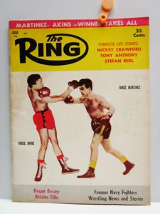 Vintage - "The RING" - World's Official Boxing Magazine - Juni 1958 - USA - Bild 1 von 12