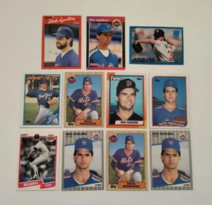 Twins Mets Lot Rick Aguilera 1987 Topps 103 Second Year Card 1989 Fleer 27 - Picture 1 of 12
