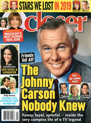CLOSER Magazine January 6 2020 Johnny Carson Judy Greer Stars We Lost In 2019 - Image 1 of 2