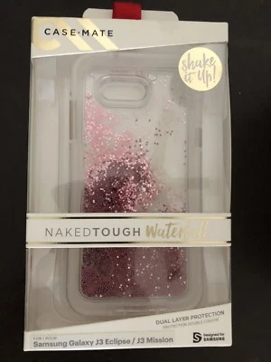 Case-Mate Naked-tough Waterfall Samsung galaxy J3 Eclipse /J3 Mission Phone Case - Image 1 of 2