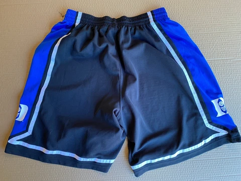 Vintage 90’s Nike Team Duke Blue Devils NCAA Authentic Basketball Shorts- XL Cover