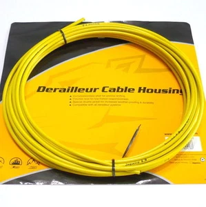 Jagwire 25 feet Shift Cable Housing, Fully Lubricated inner Tube, YELLOW, F23 - Picture 1 of 2