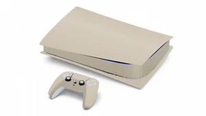 GLOSS TAN SANDSTORM SKIN FOR PS5 PLAYSTATION *DISC VERSION* - Picture 1 of 2