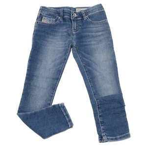 0057W jeans bimba DIESEL blu denim super slim stretch skinny pant kid - Picture 1 of 4