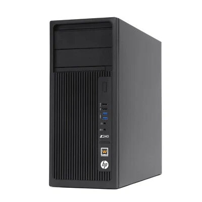 HP Z240 Workstation PC Intel Xeon E3-1225v5 Quad Core 3,3GHz 8GB Ram 500GB HDD♻️ - Bild 1 von 3